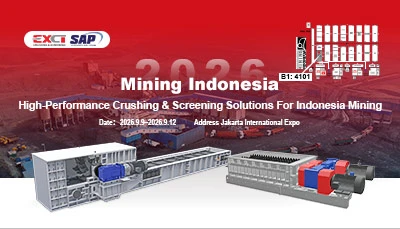 EXCT näytteillä Mining Indonesiassa 2026 paikallisen indonesialaisen kumppani...