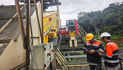 EXCT ja indonesialainen edustaja suorittavat{0}}seurantav...